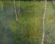 Bauernhaus mit Birken - 古斯塔夫·克林姆特